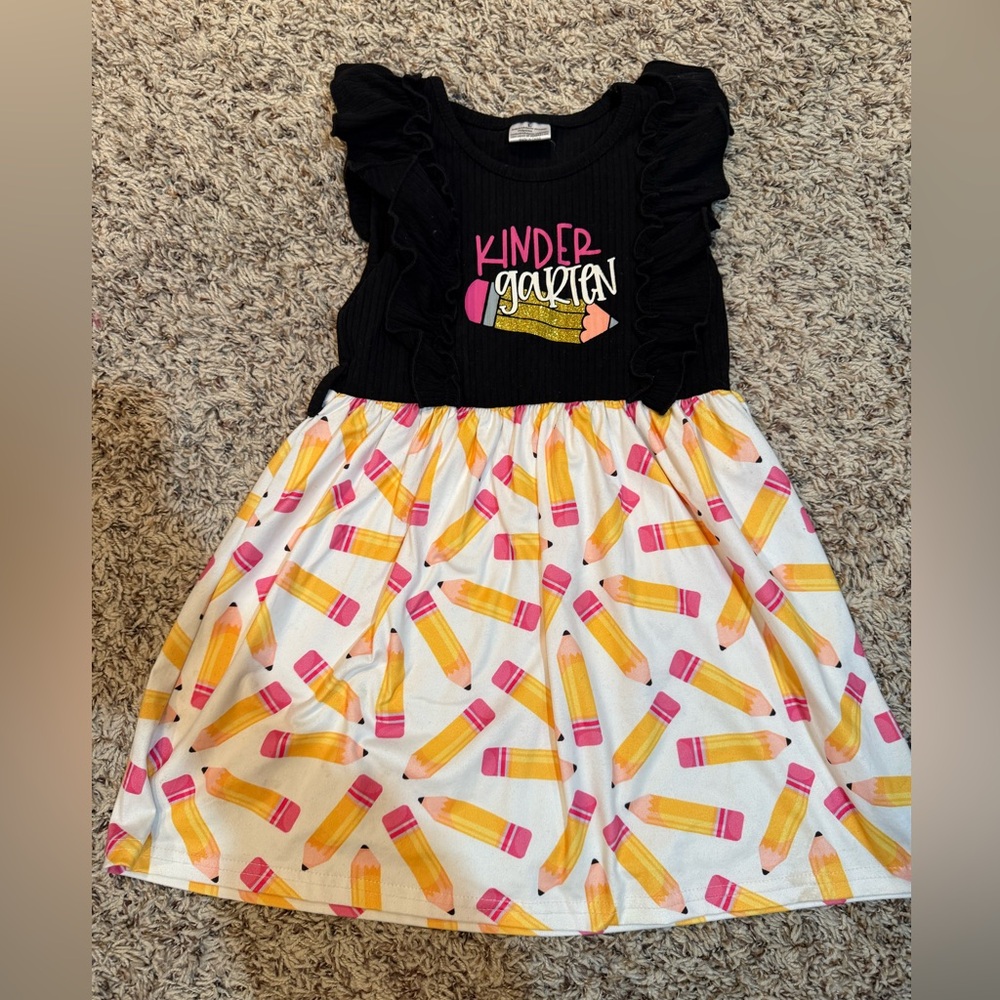 Kdg Black and White Pencil Print Dress